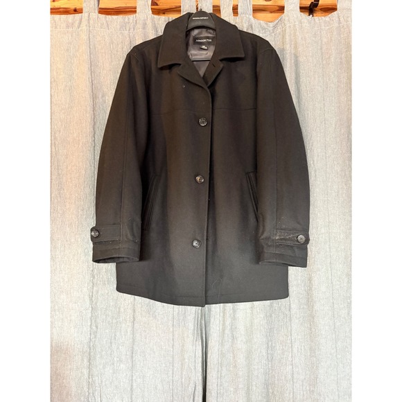 London Fog Other - London Fog Men's Black Wool Blend Car Coat Size‎ M/M